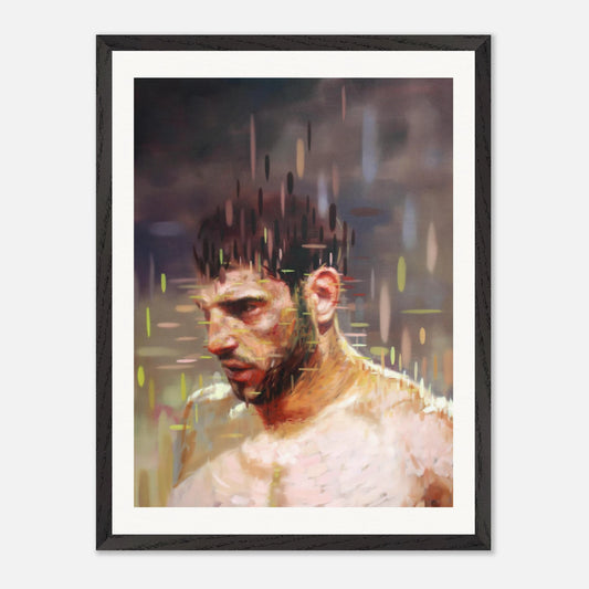 Entropy framed print – room scene