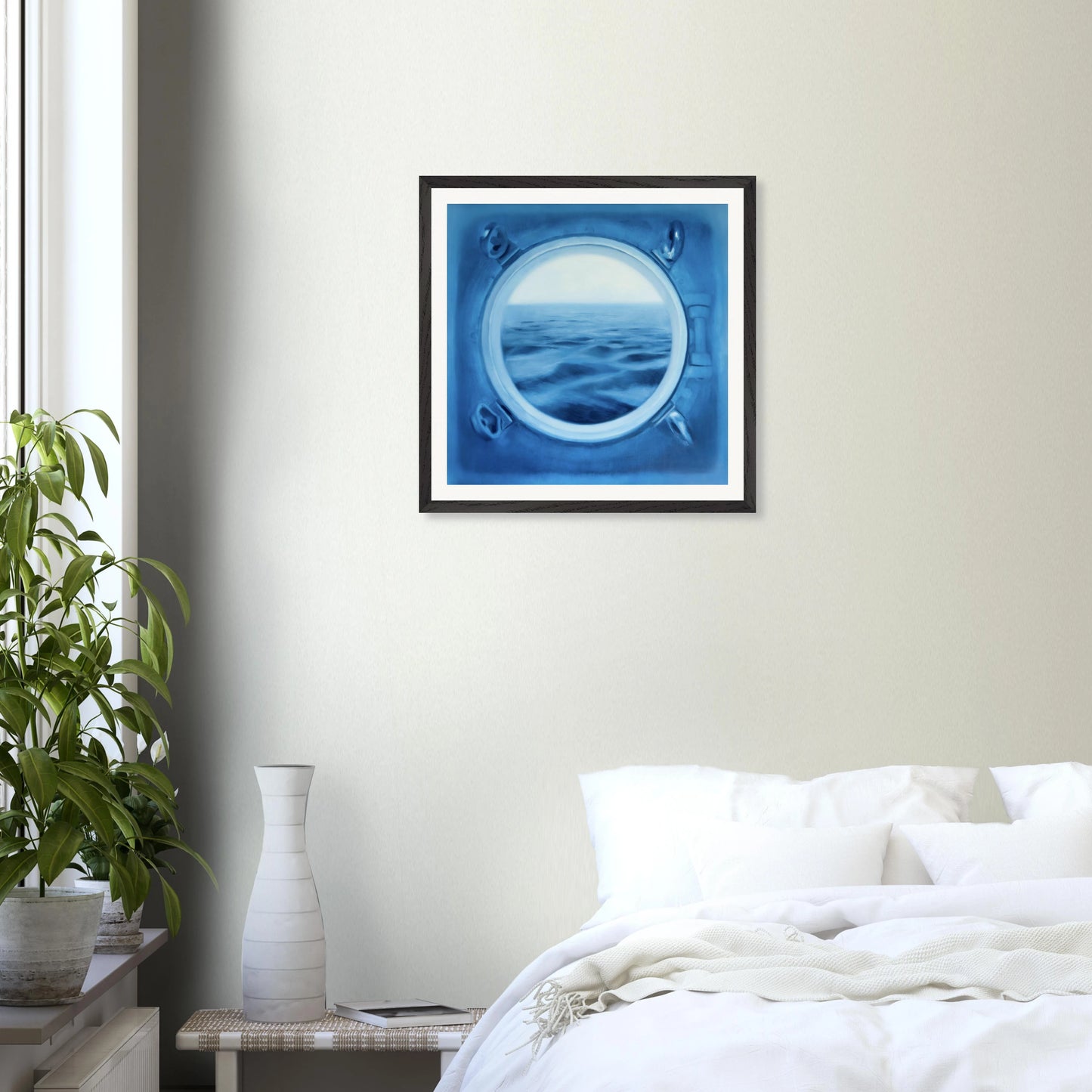 Bullauge: Gerahmter Kunstdruck
