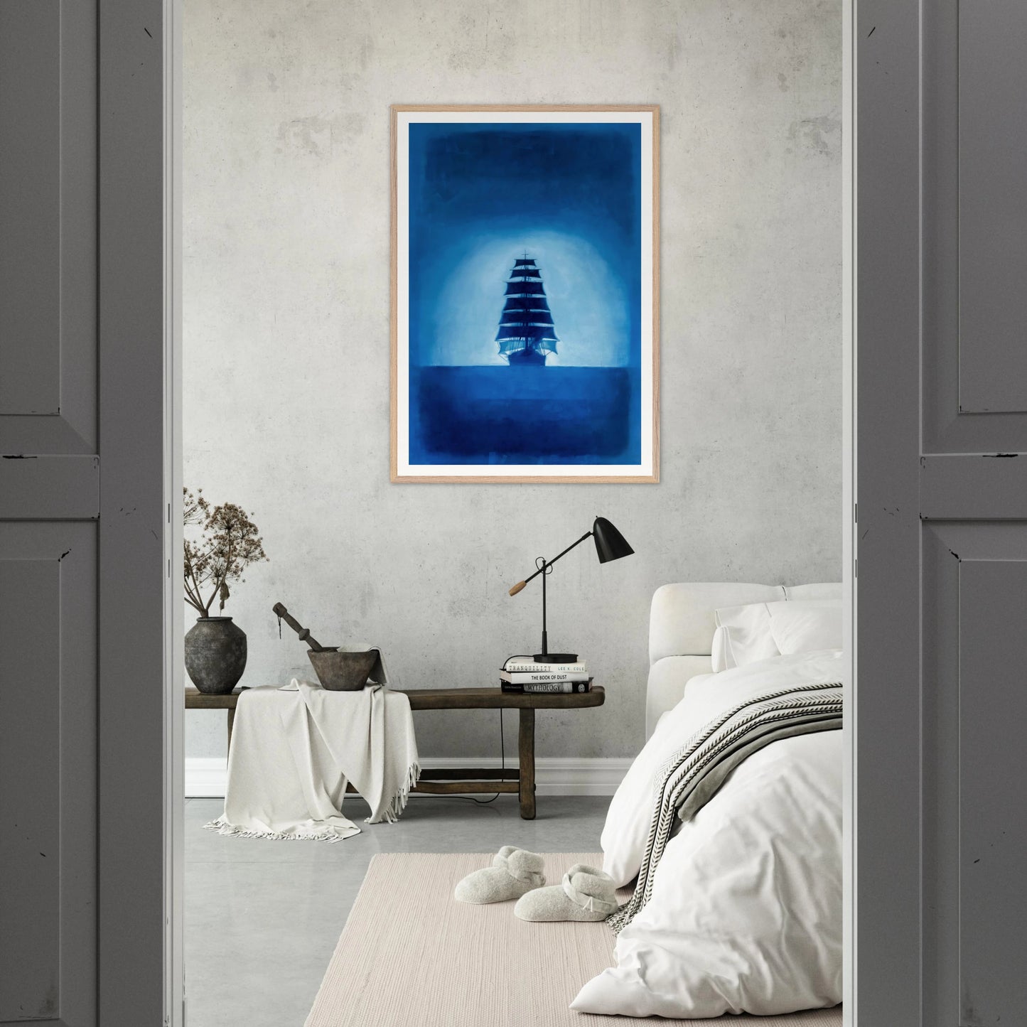 Nostos (Heimkehr) – Gerahmter Kunstdruck