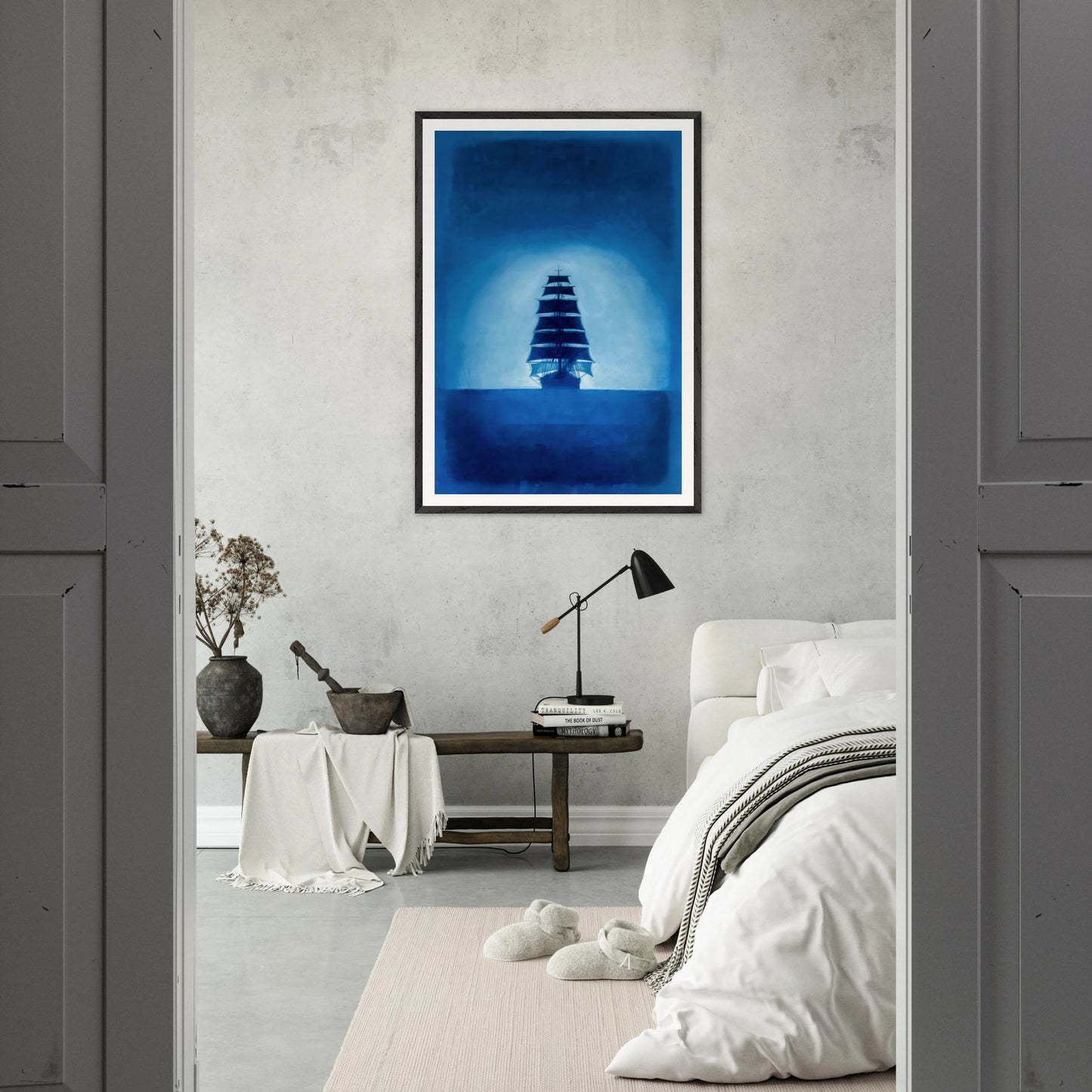 Nostos (Heimkehr) – Gerahmter Kunstdruck