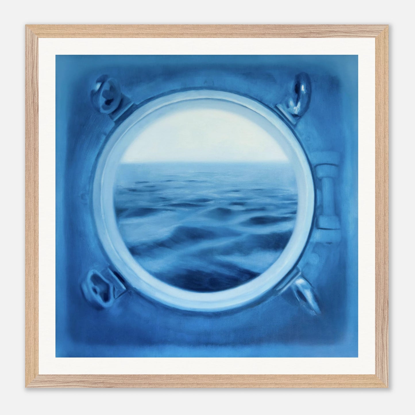 Bullauge: Gerahmter Kunstdruck