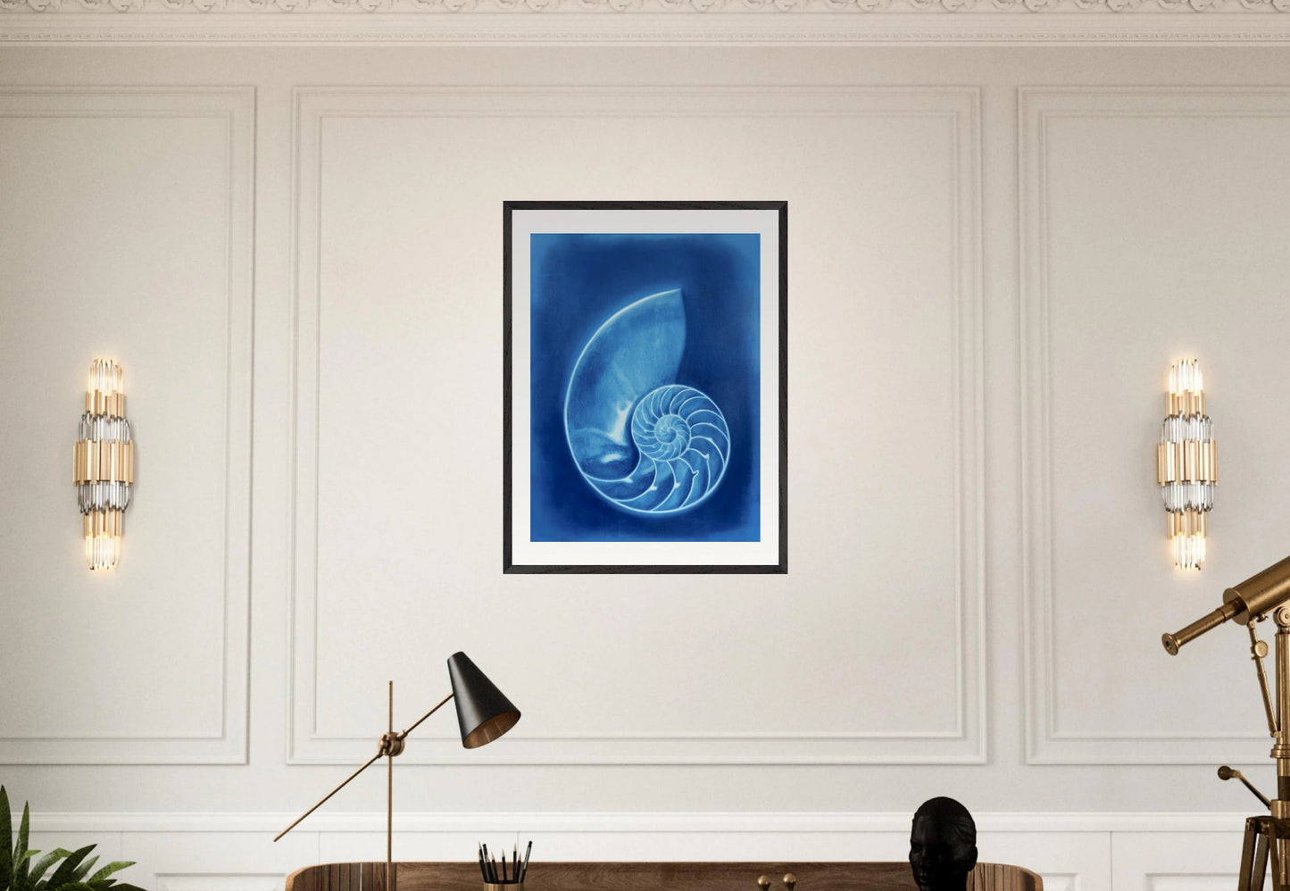 Nautilus - Gerahmter Kunstdruck