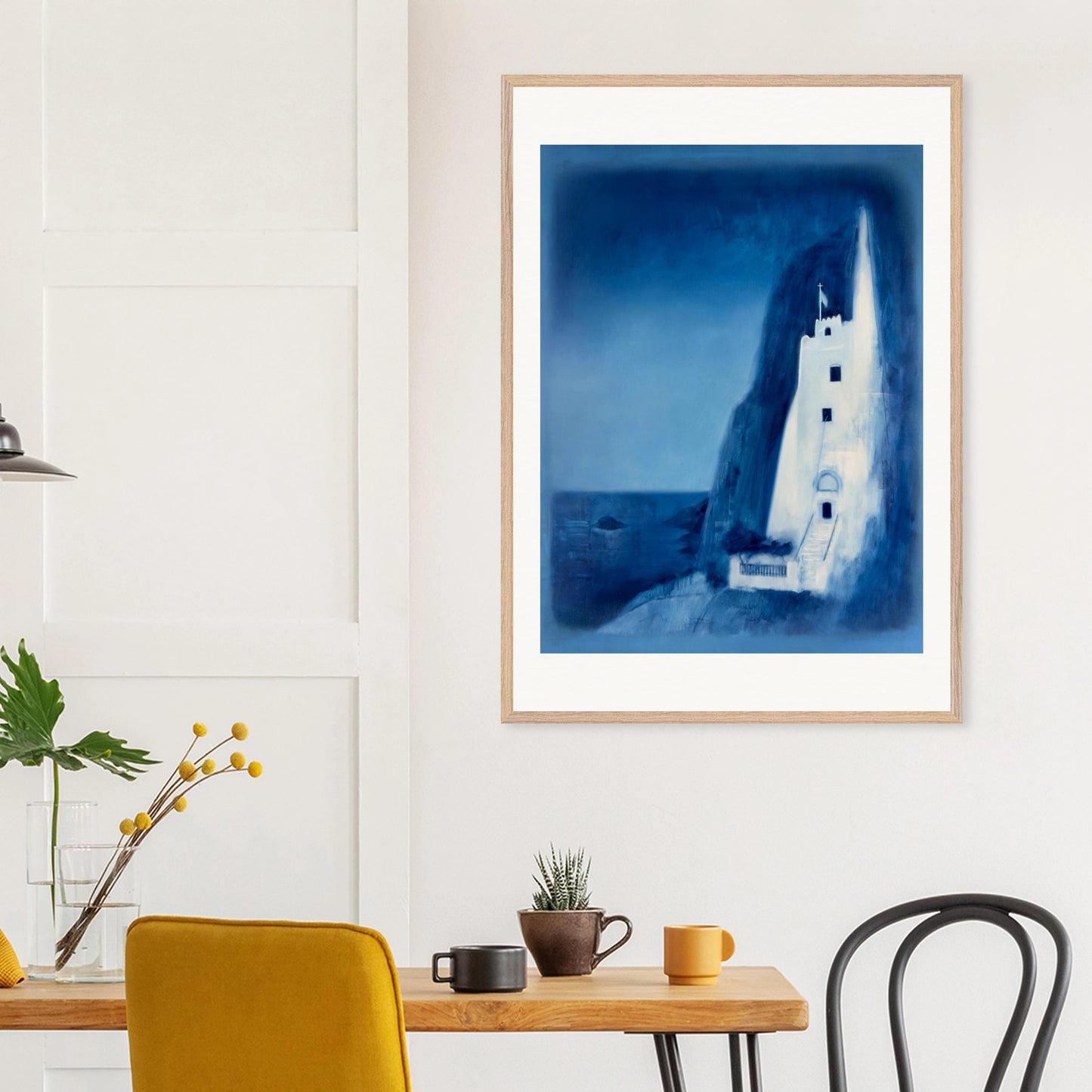 Kloster auf Amorgos – Gerahmter Kunstdruck