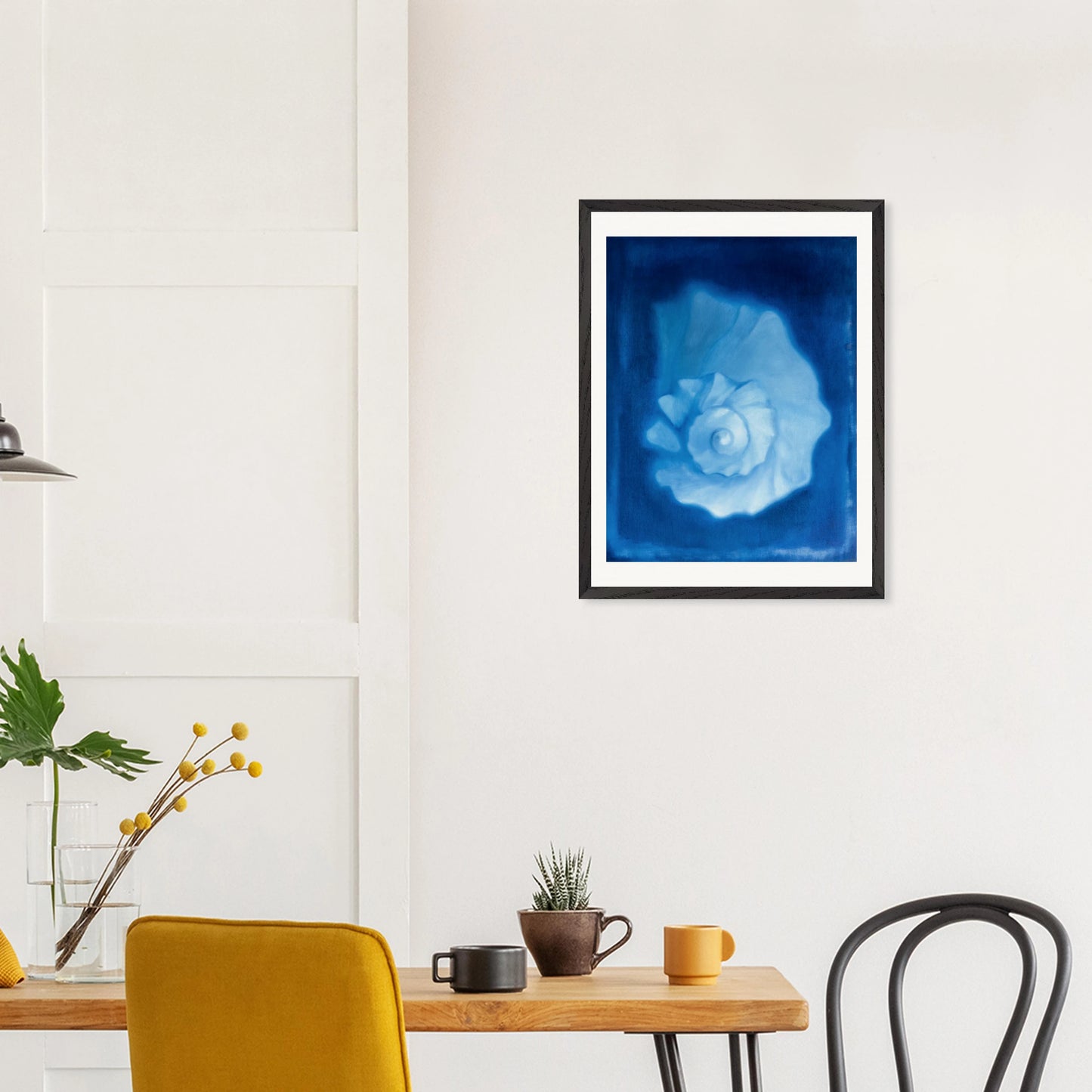 Schwebend - Gerahmter Kunstdruck