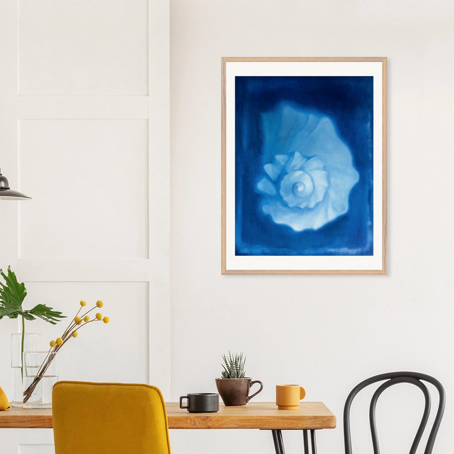 Schwebend - Gerahmter Kunstdruck