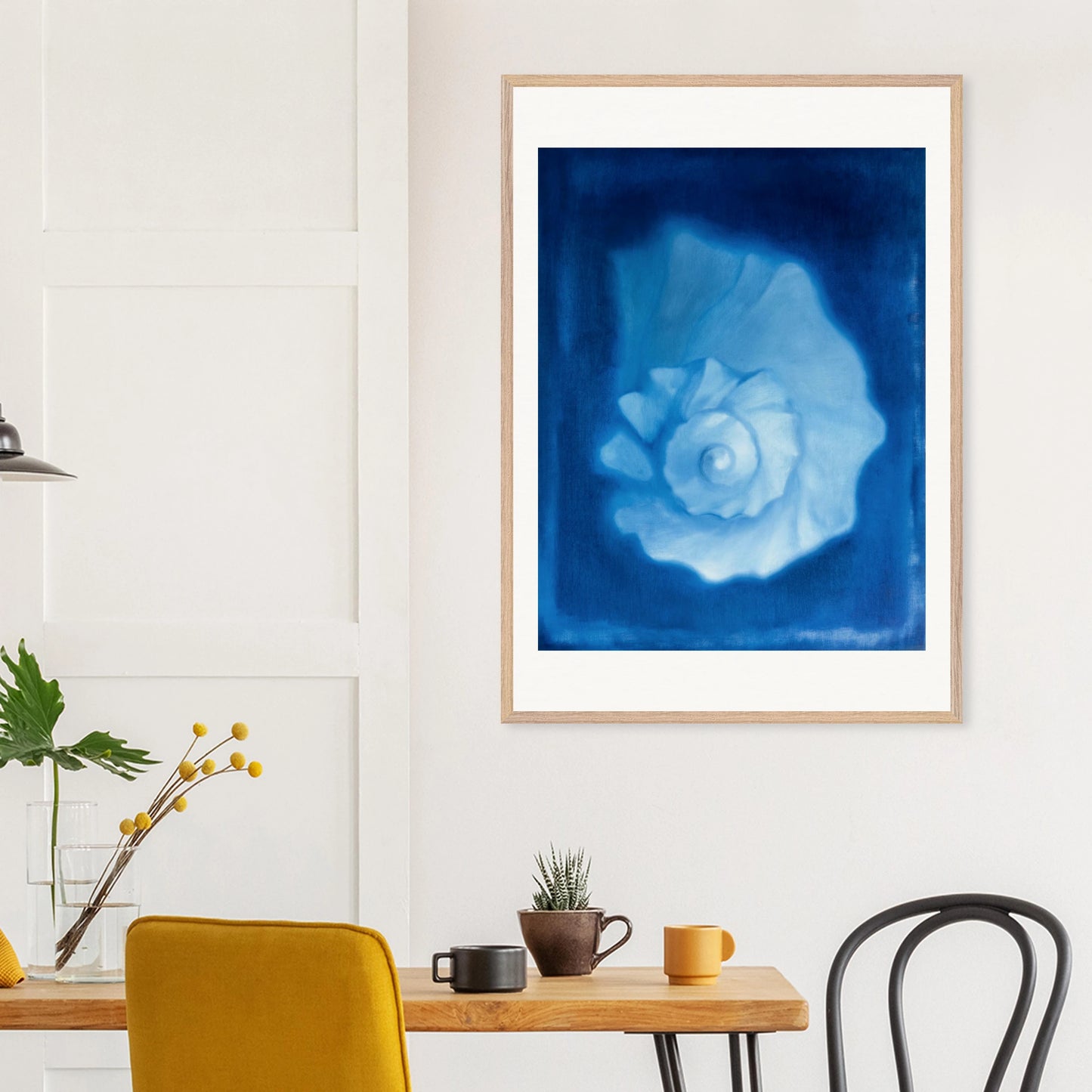 Schwebend - Gerahmter Kunstdruck