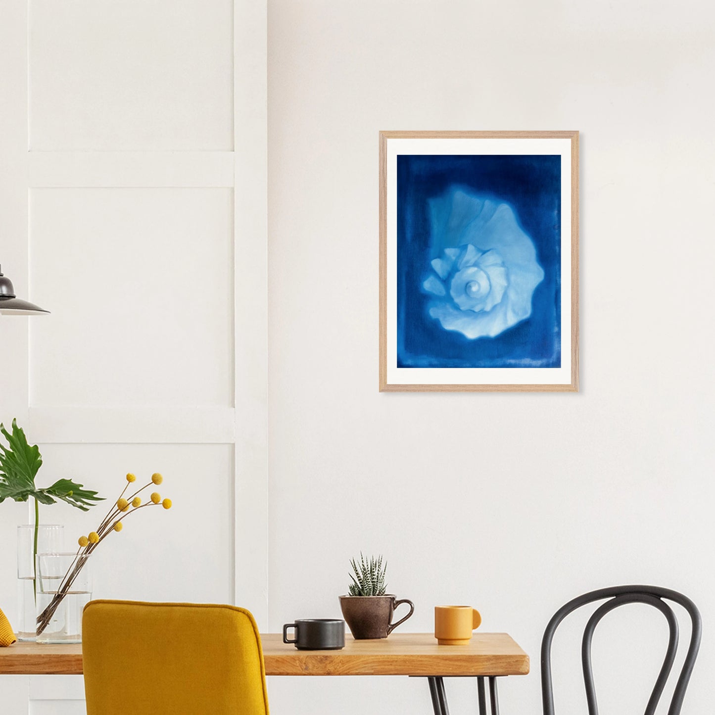 Schwebend - Gerahmter Kunstdruck
