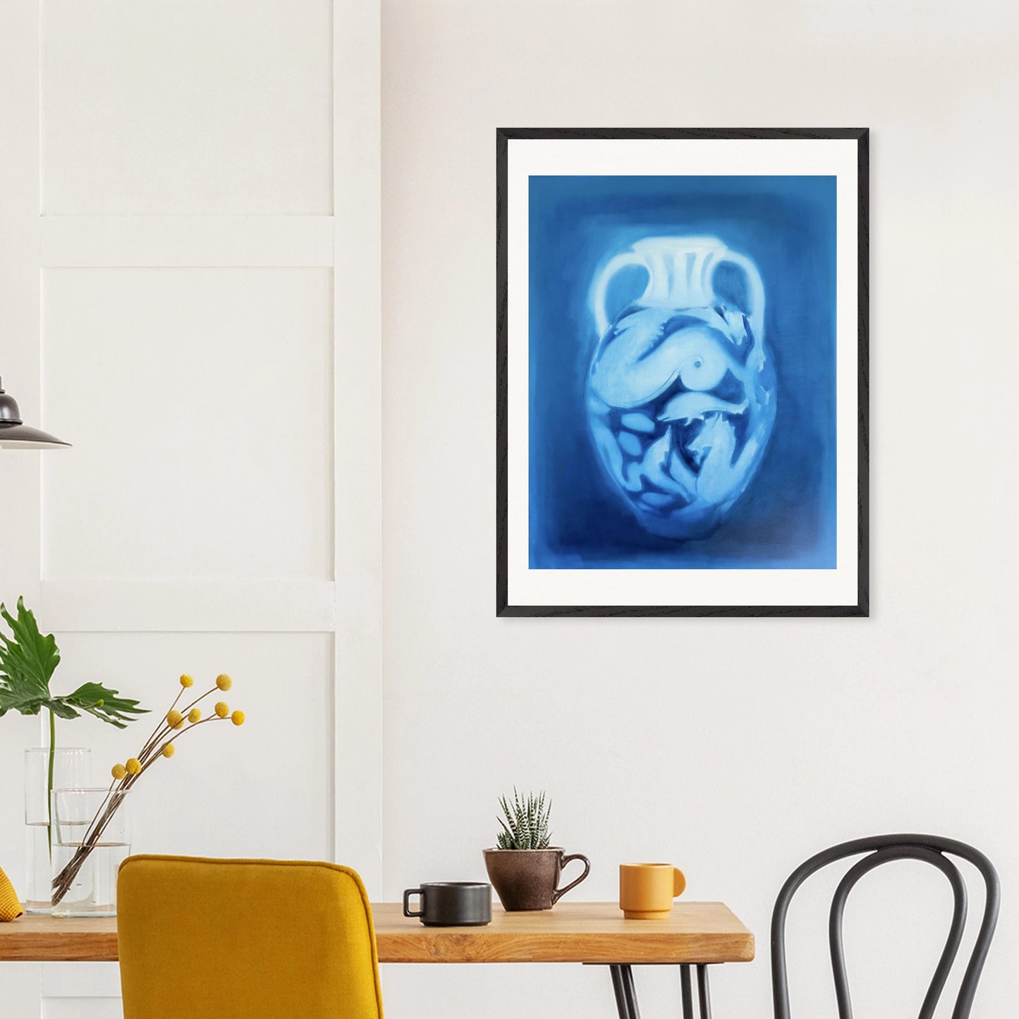 Etruskische Amphore – Gerahmter Kunstdruck