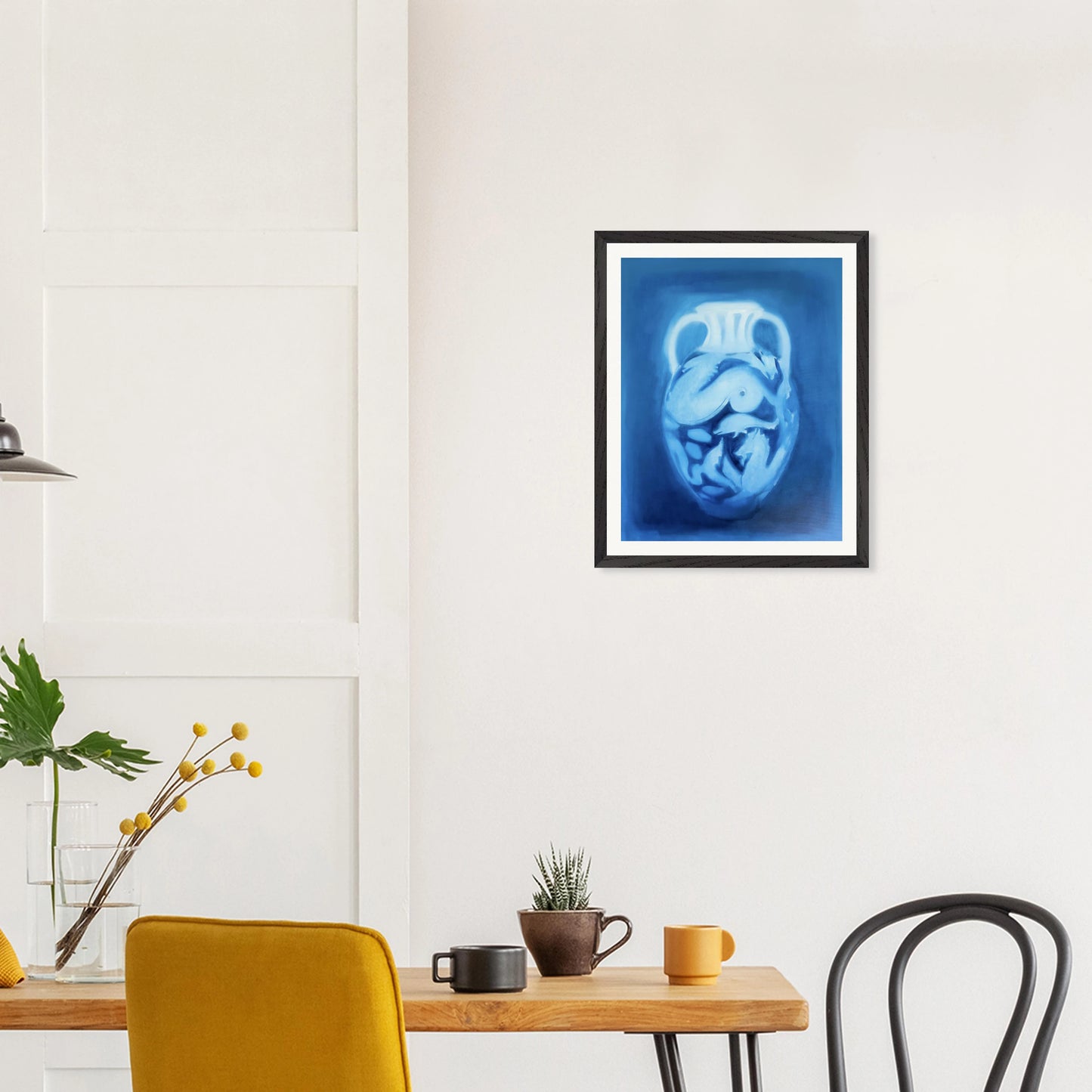 Etruskische Amphore – Gerahmter Kunstdruck