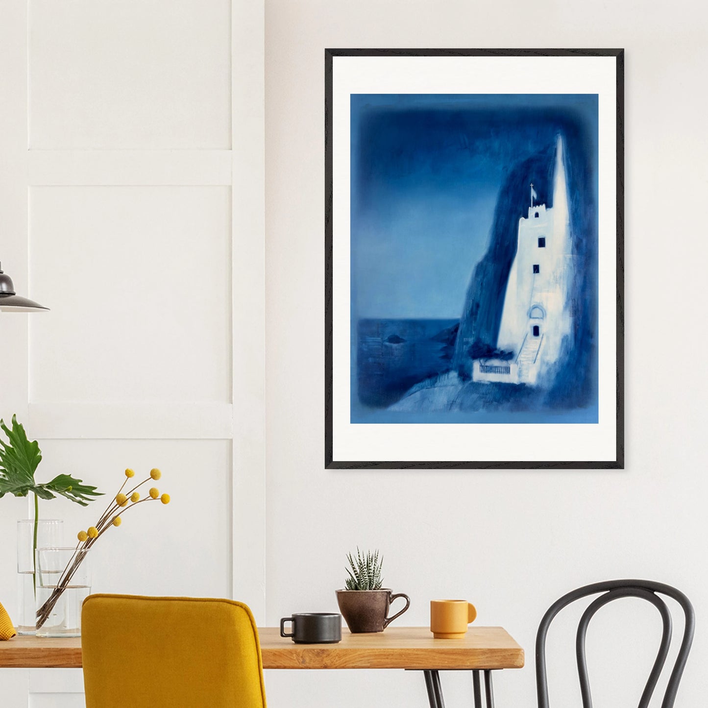 Kloster auf Amorgos – Gerahmter Kunstdruck