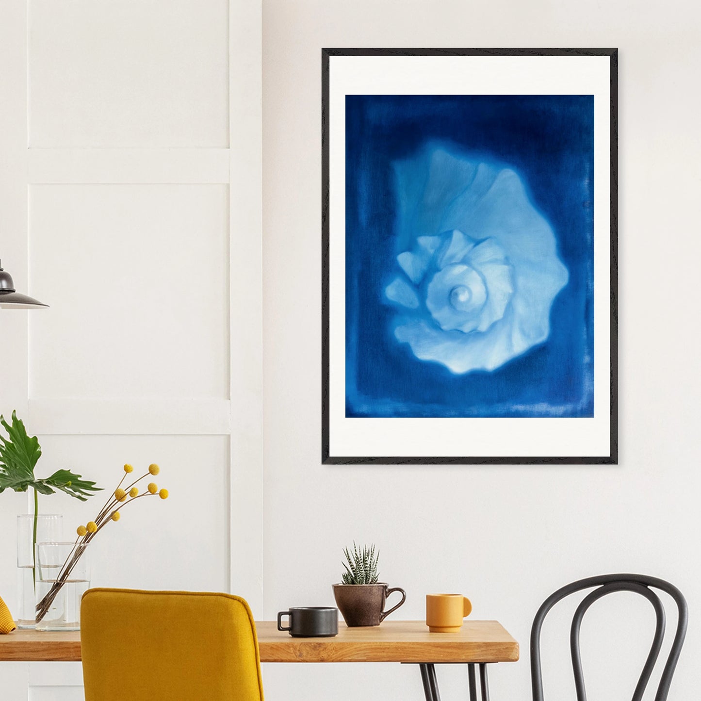 Schwebend - Gerahmter Kunstdruck