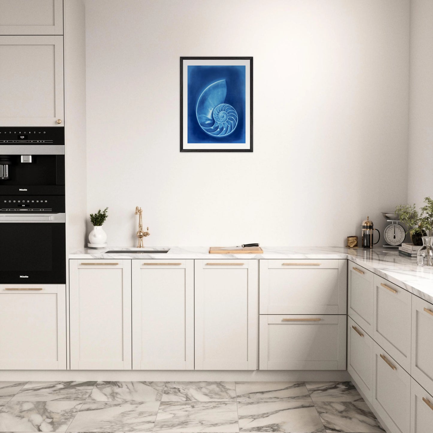 Nautilus - Gerahmter Kunstdruck
