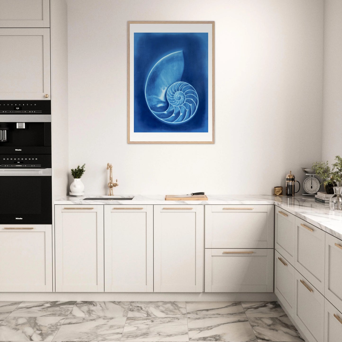 Nautilus - Gerahmter Kunstdruck