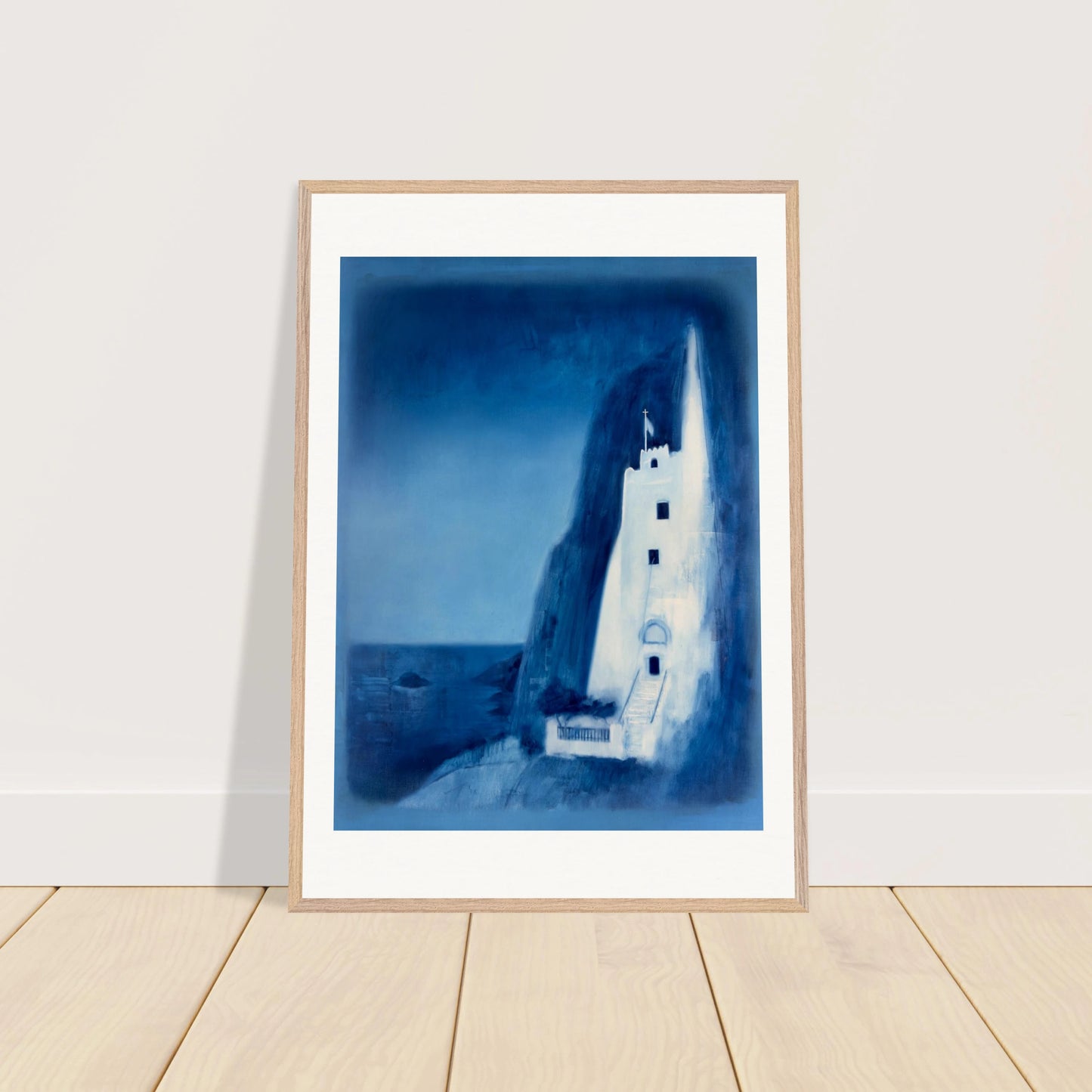 Kloster auf Amorgos – Gerahmter Kunstdruck