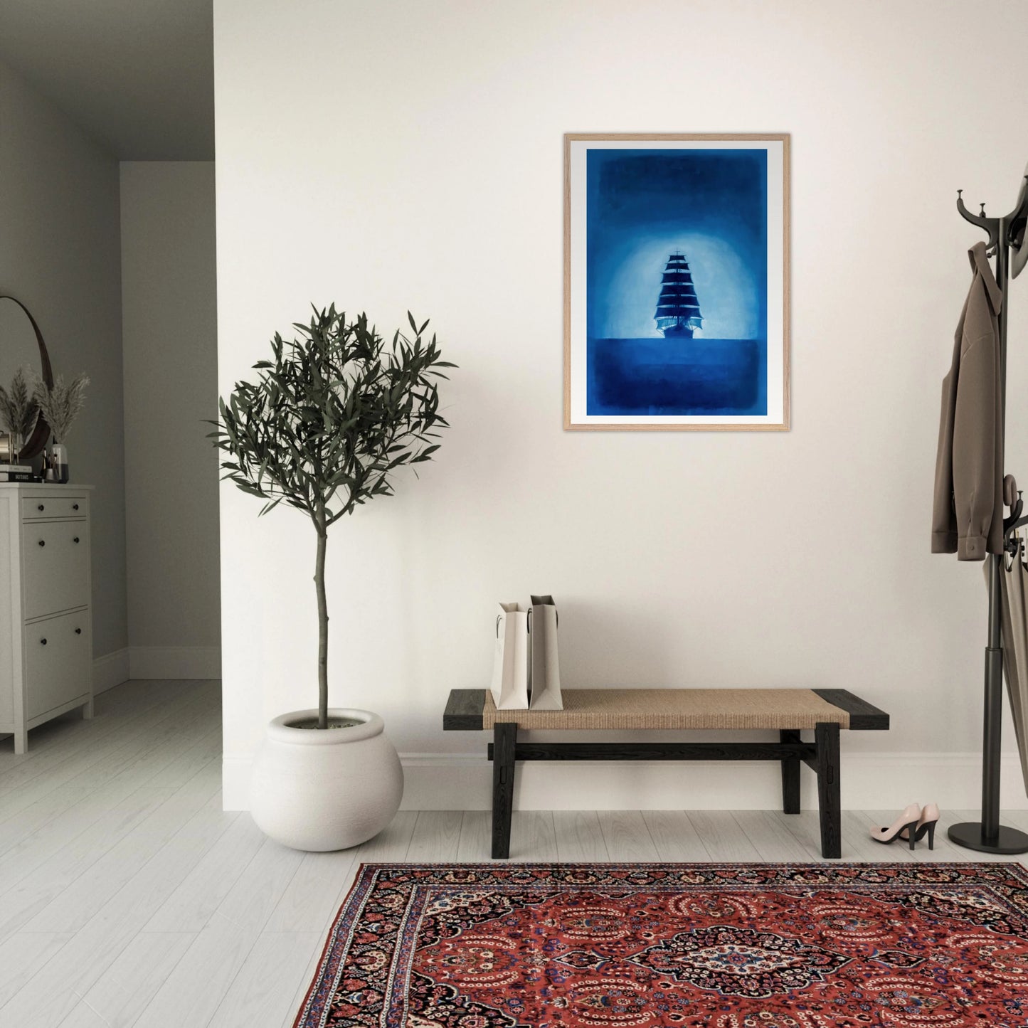 Nostos (Heimkehr) – Gerahmter Kunstdruck