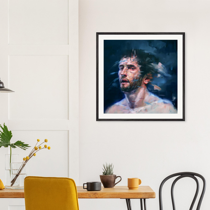Midnight framed print – room scene
