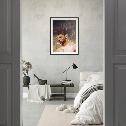 Entropy framed print – room scene
