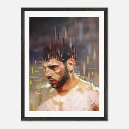 Entropy framed print – room scene