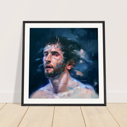 Midnight framed print – room scene