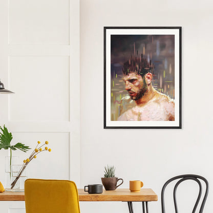 Entropy framed print – room scene
