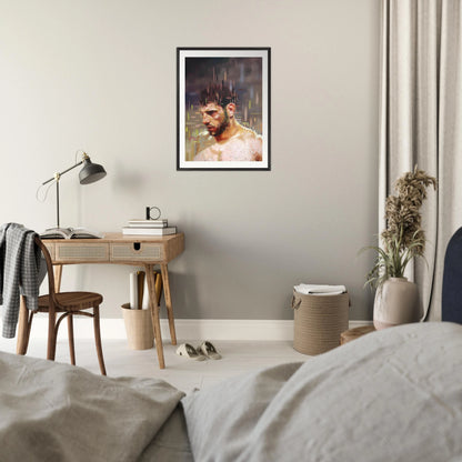Entropy framed print – room scene