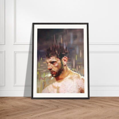 Entropy framed print – room scene