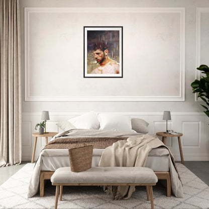 Entropy framed print – room scene