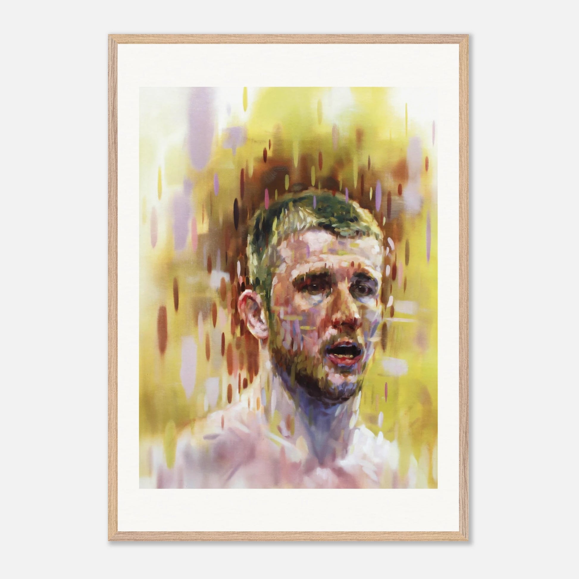 Suspended framed print – white frame option