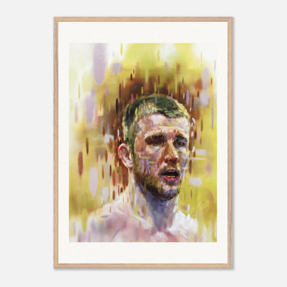 Suspended framed print – white frame option