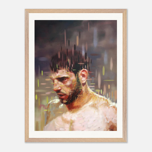 Entropy framed print – room scene