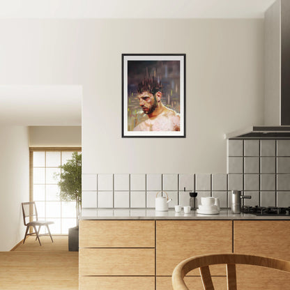 Entropy framed print – room scene