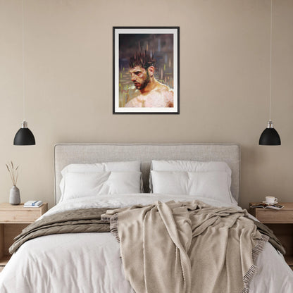 Entropy framed print – room scene
