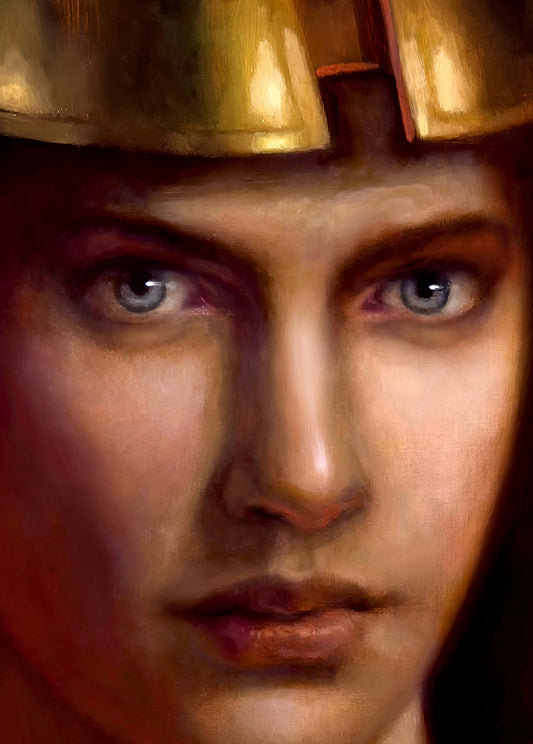 Athena unframed print – shown in frame for inspiration