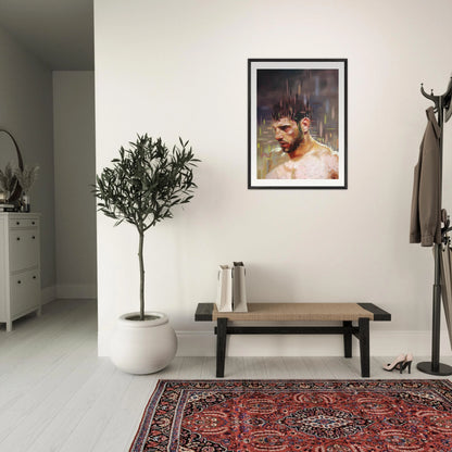 Entropy framed print – room scene