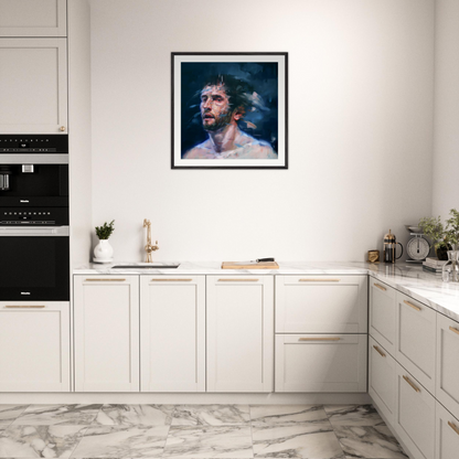 Midnight framed print – room scene