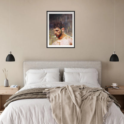 Entropy framed print – room scene