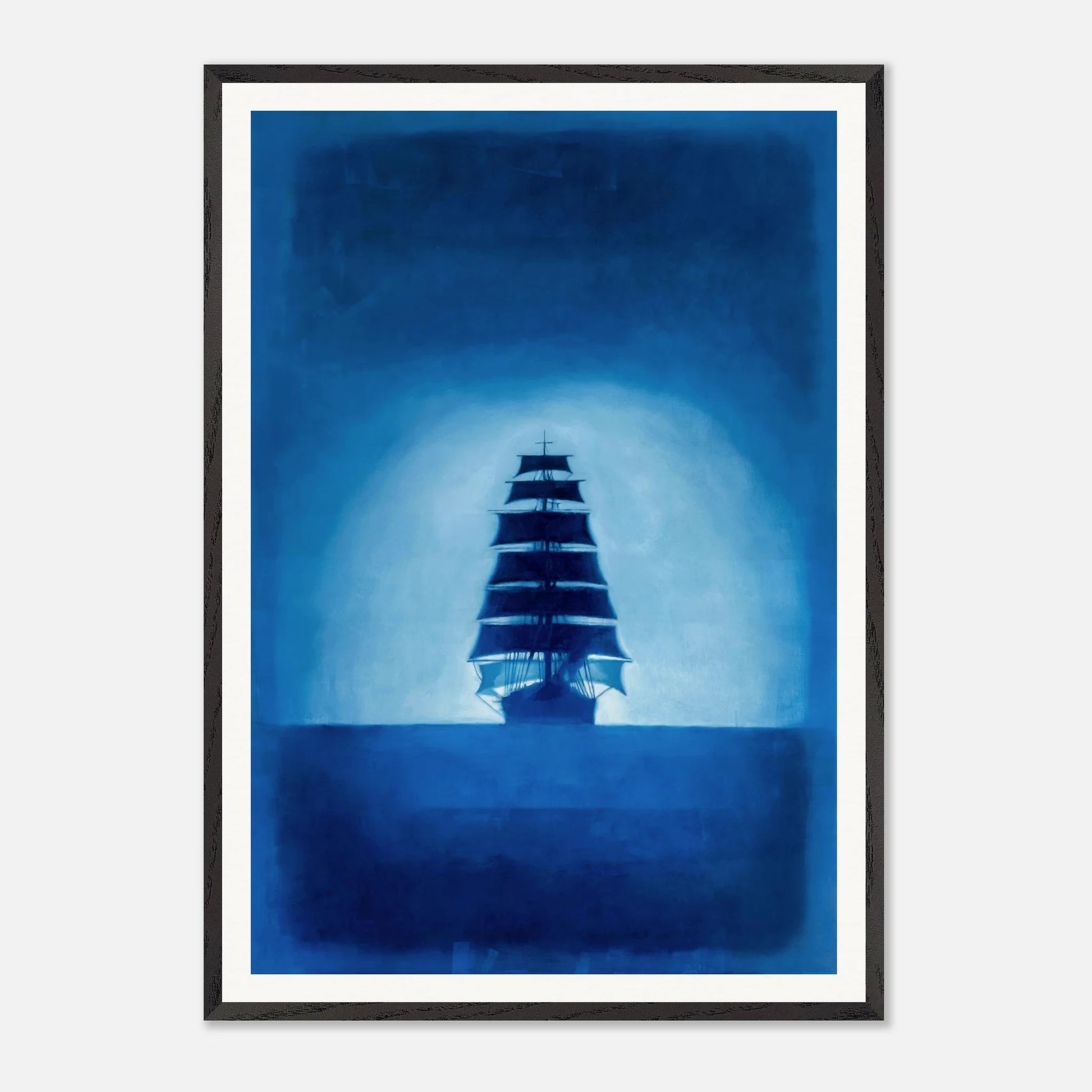 Nostos (Homecoming) framed fine art print by Lance Hewison – natural oak frame