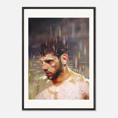 Entropy framed print – room scene