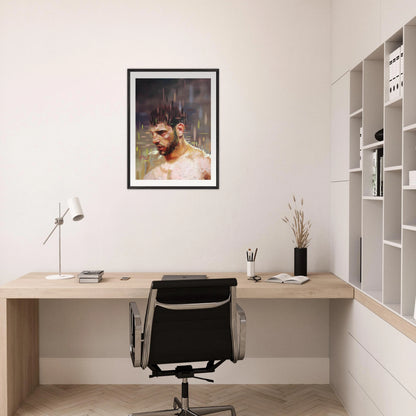 Entropy framed print – room scene